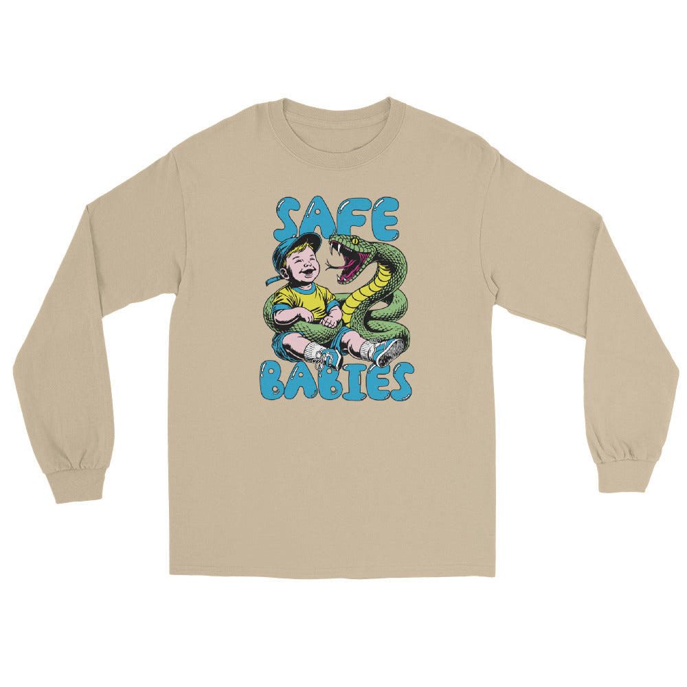 Green Snake Safe Baby - Long Sleeve Shirt