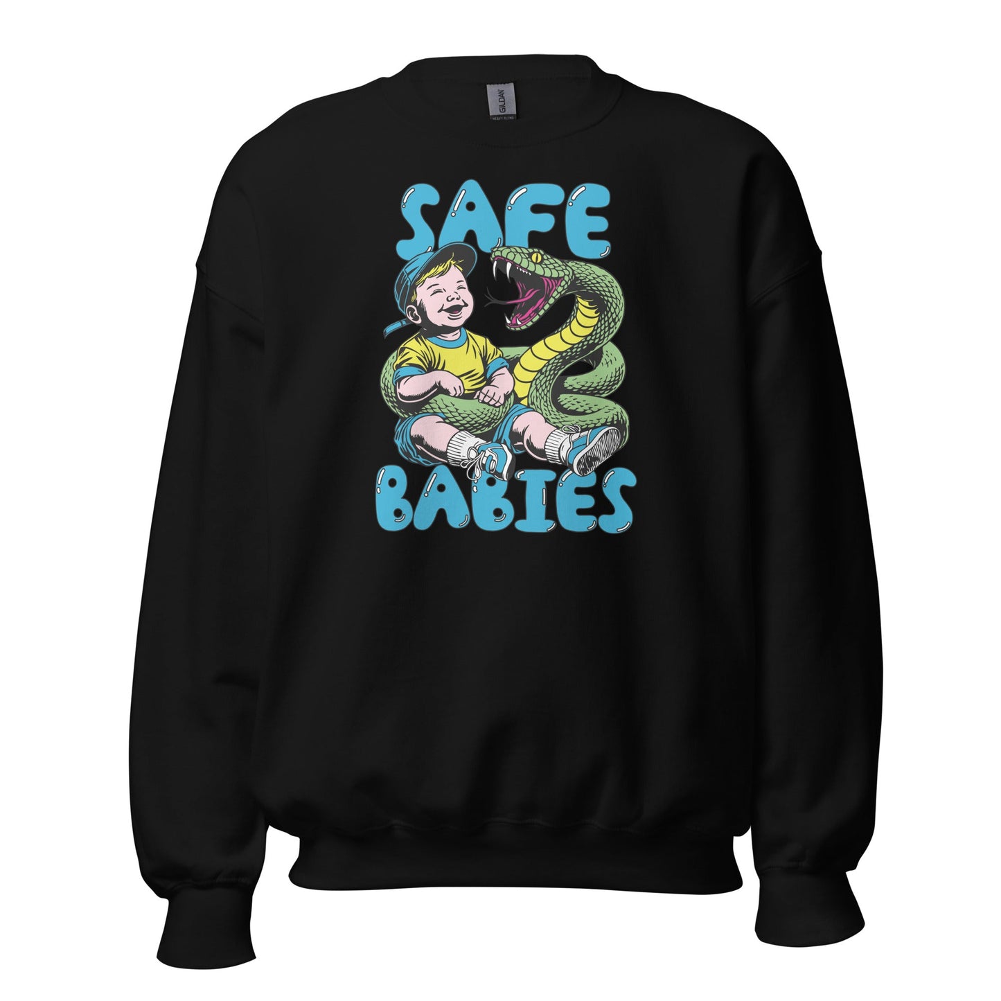 Green Snake Safe Baby - Sweatshirt