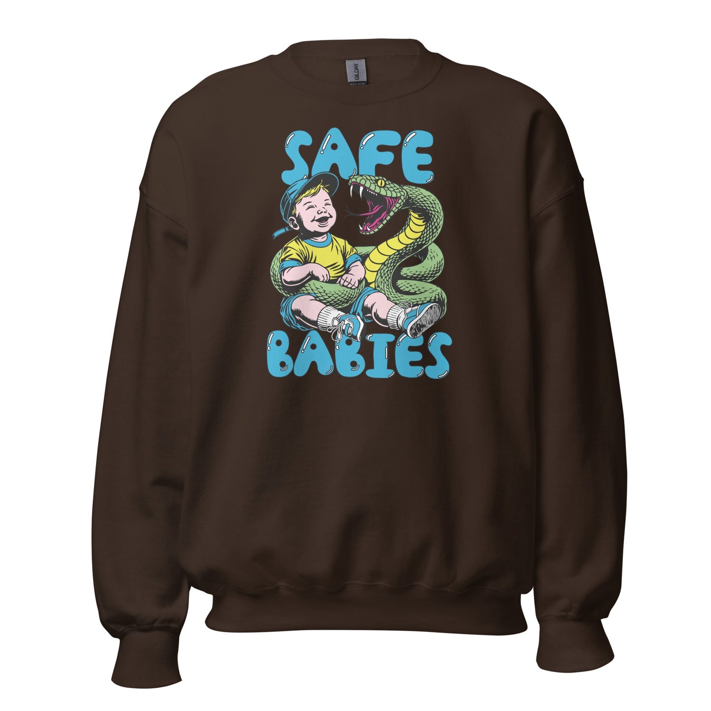 Green Snake Safe Baby - Sweatshirt