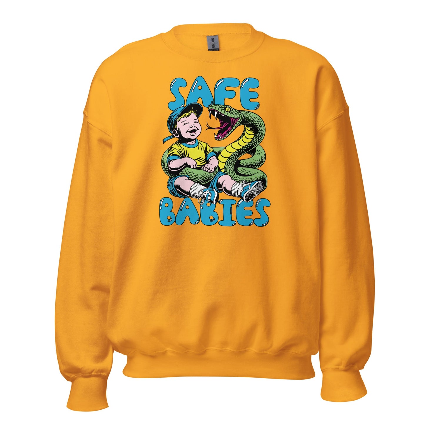 Green Snake Safe Baby - Sweatshirt
