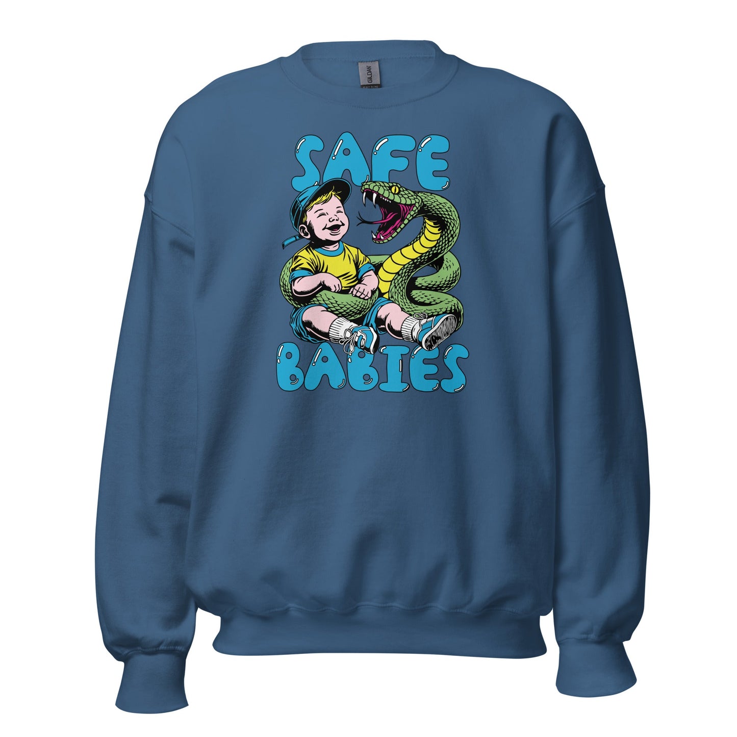 Green Snake Safe Baby - Sweatshirt