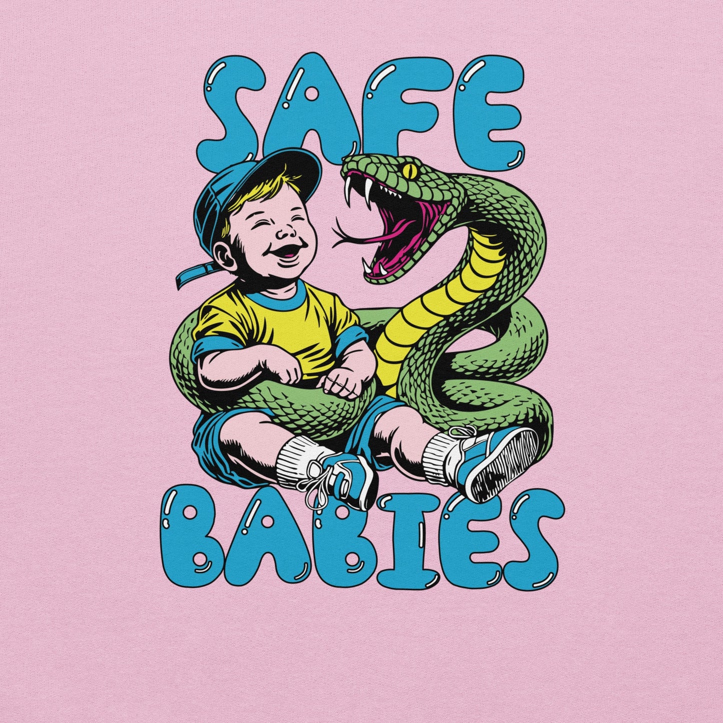 Green Snake Safe Baby - Sweatshirt