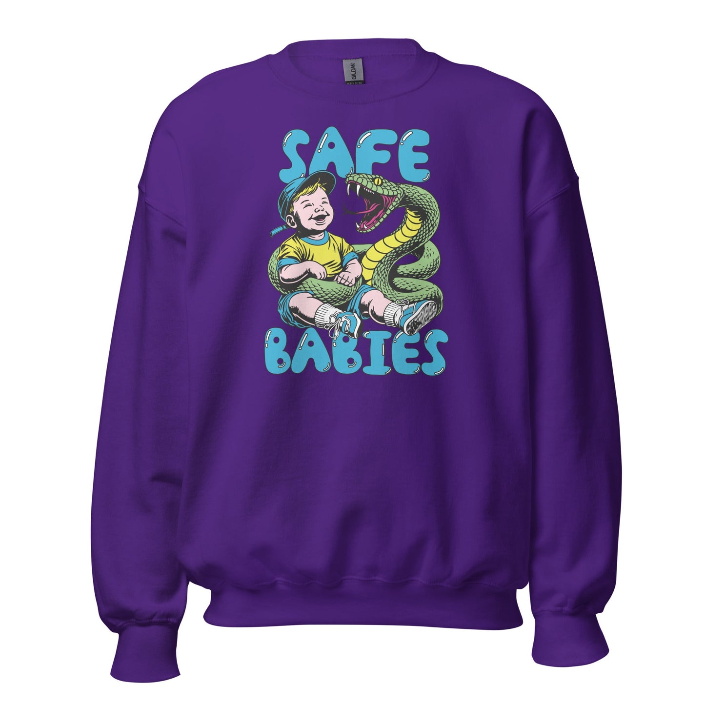 Green Snake Safe Baby - Sweatshirt