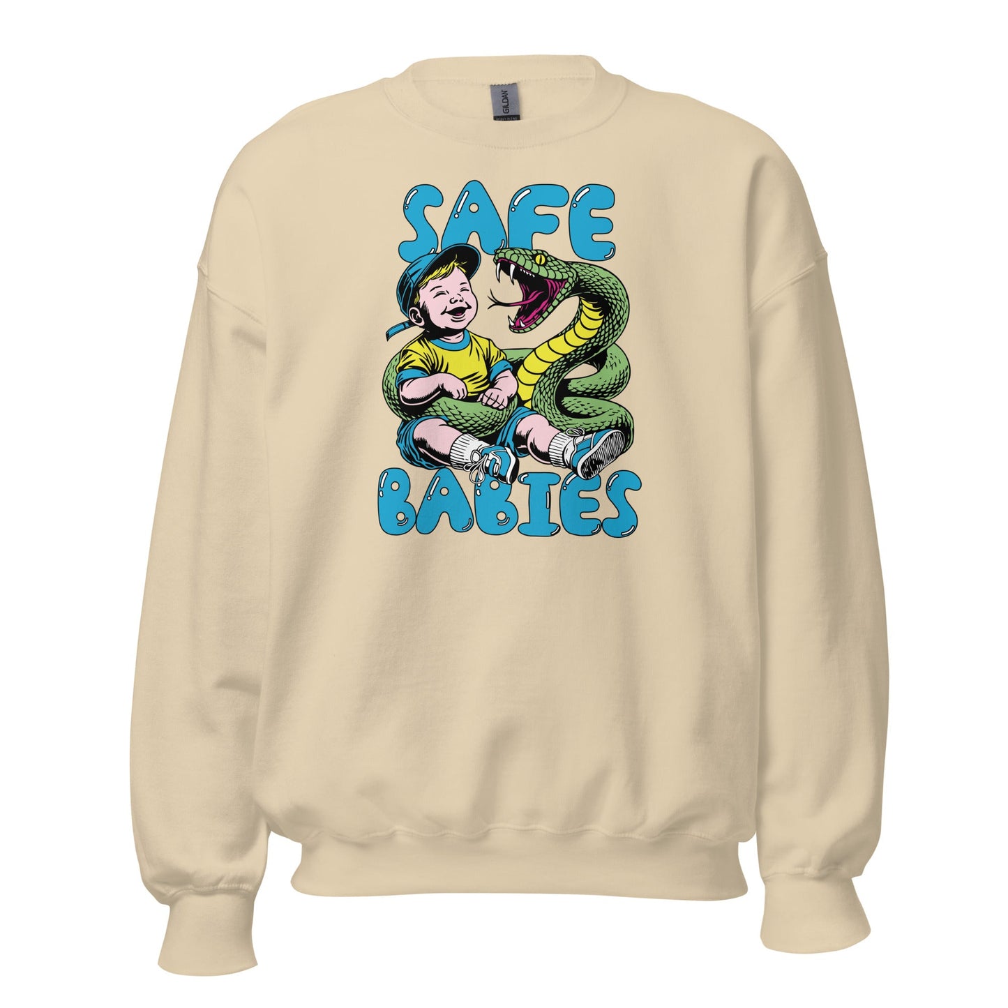 Green Snake Safe Baby - Sweatshirt