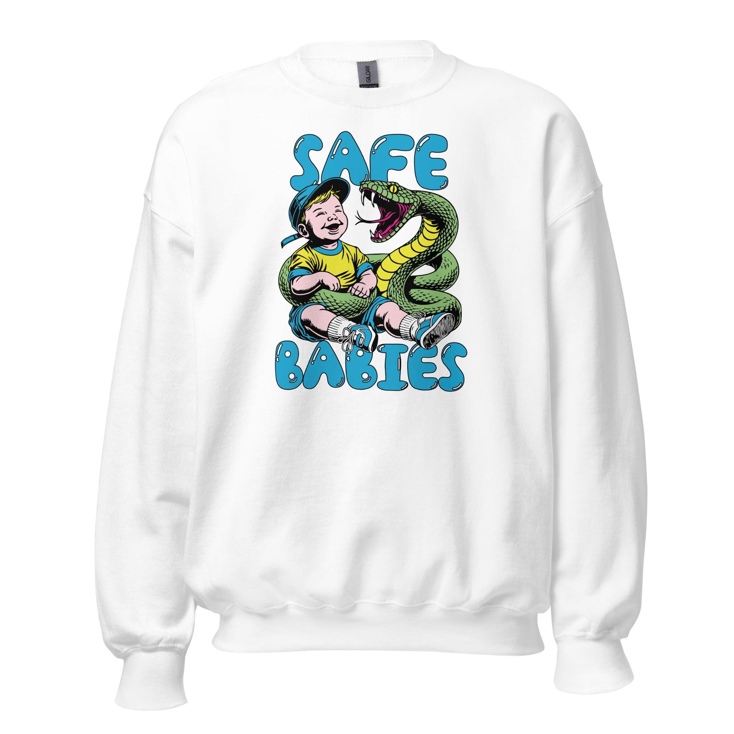 Green Snake Safe Baby - Sweatshirt