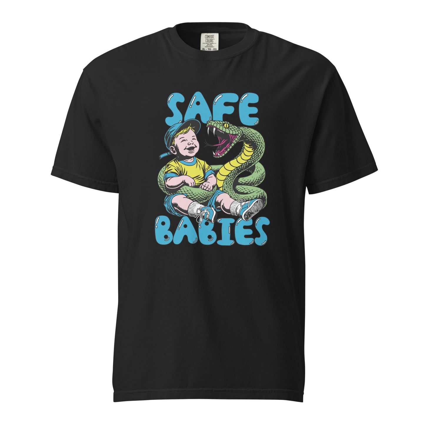 Green Snake Safe Baby - Premium Tee