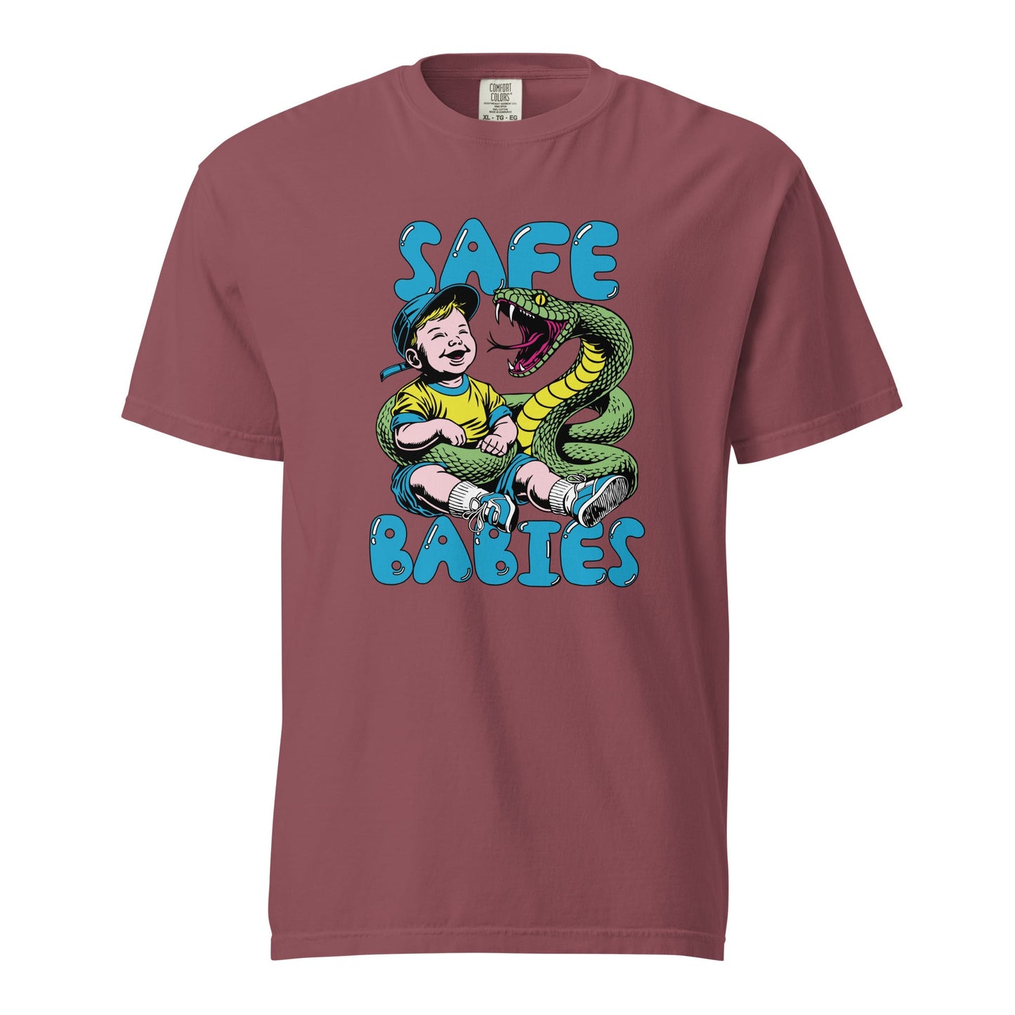 Green Snake Safe Baby - Premium Tee