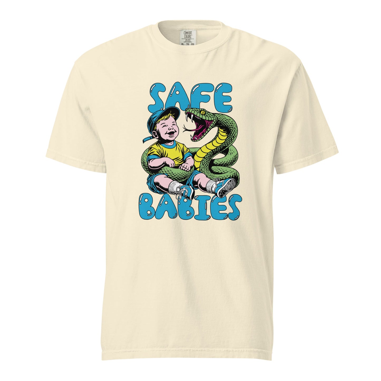 Green Snake Safe Baby - Premium Tee