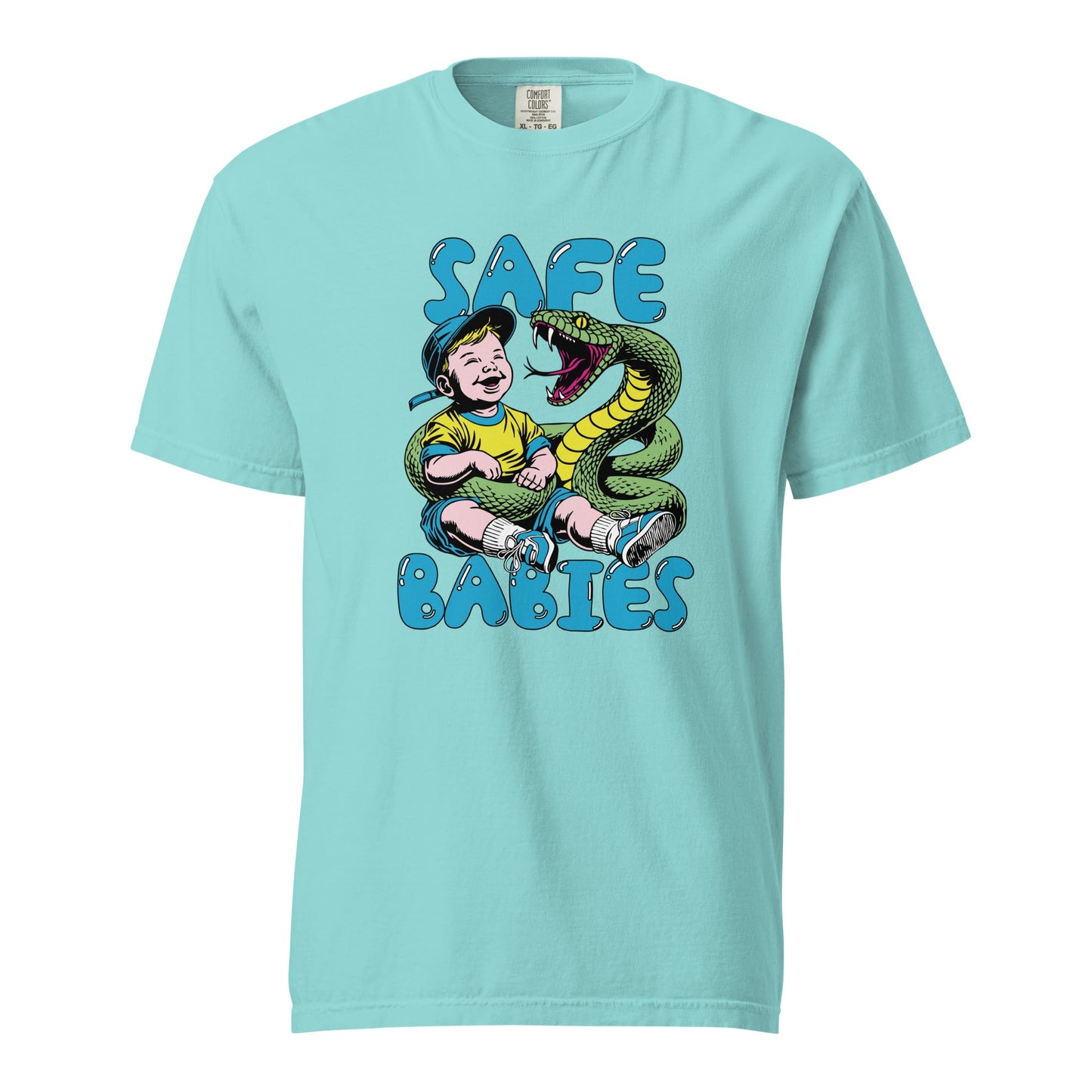 Green Snake Safe Baby - Premium Tee