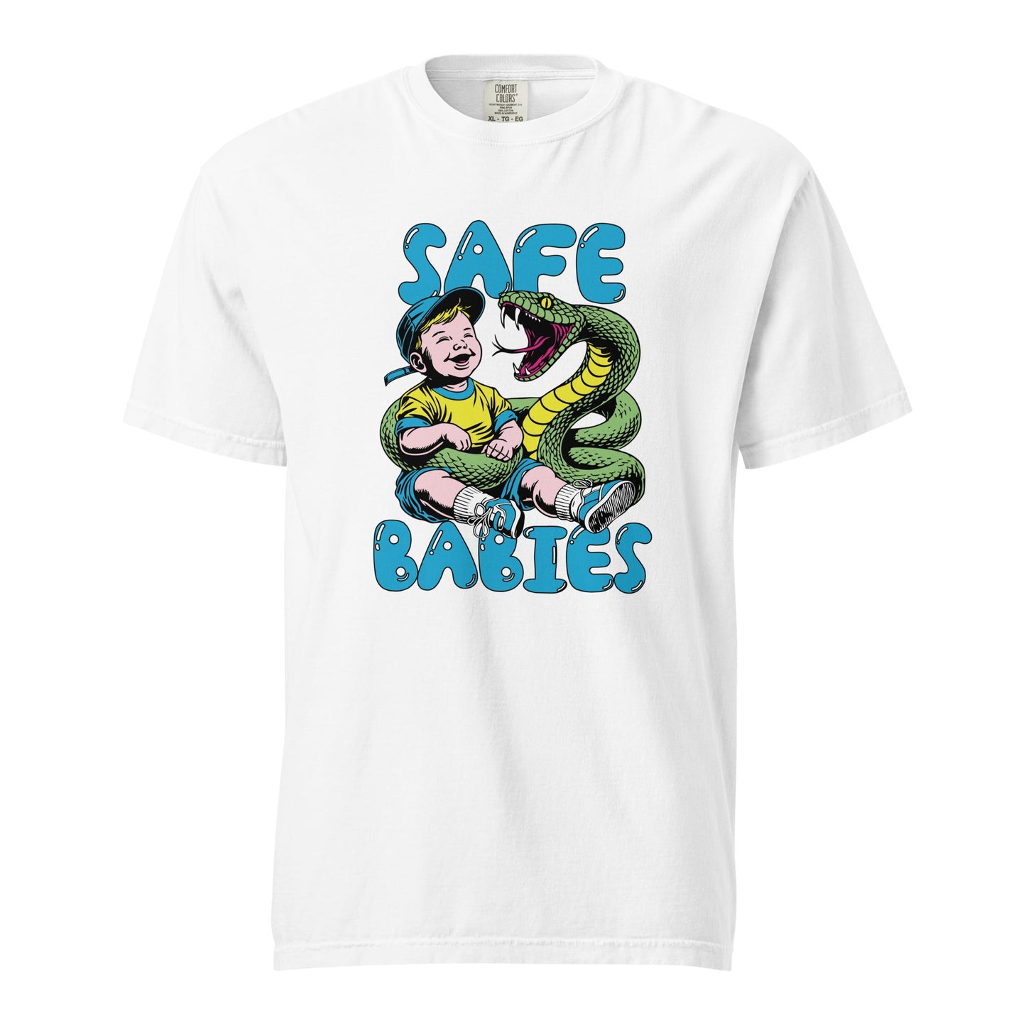 Green Snake Safe Baby - Premium Tee