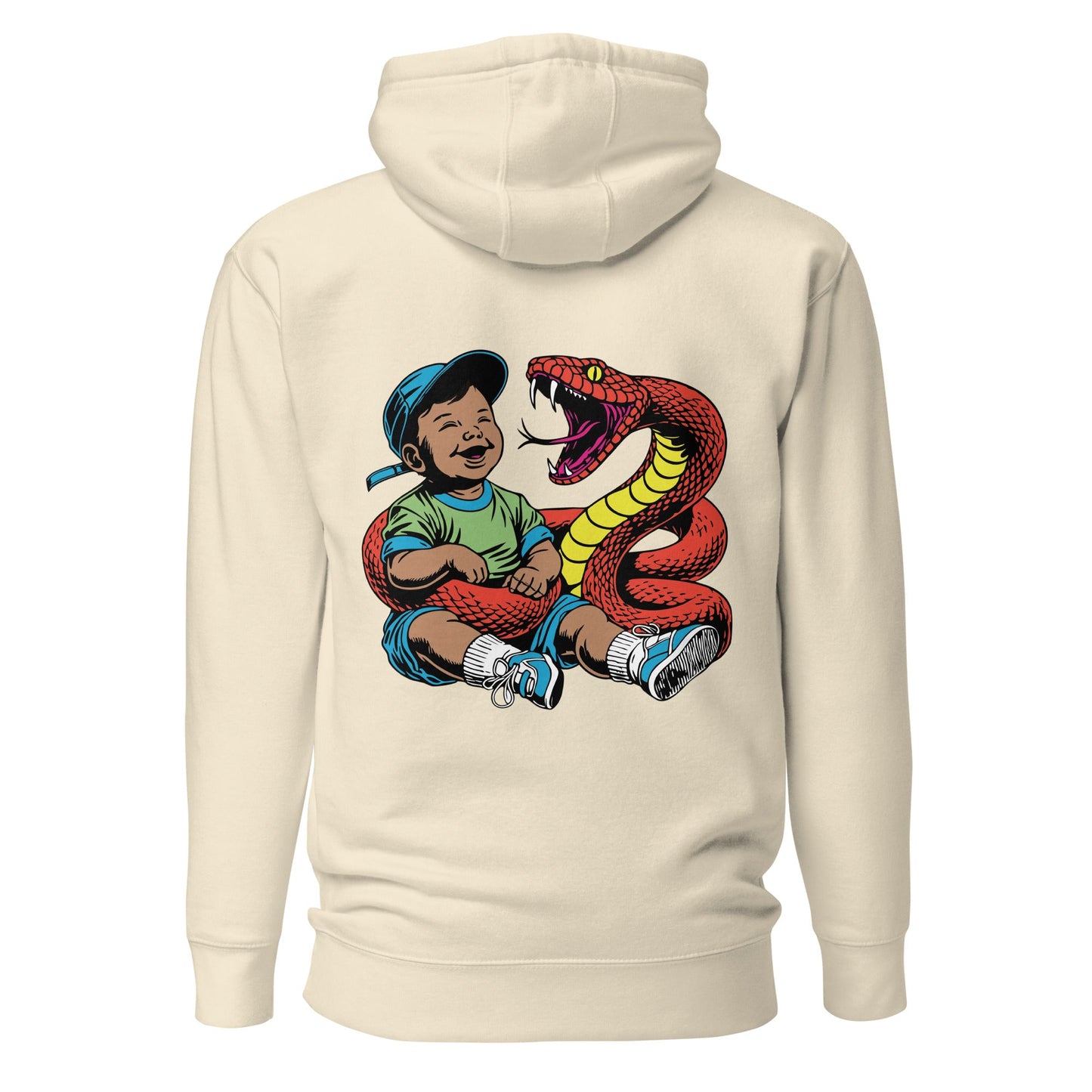 Safe Babies OG Premium Hoodie - Orange Snake