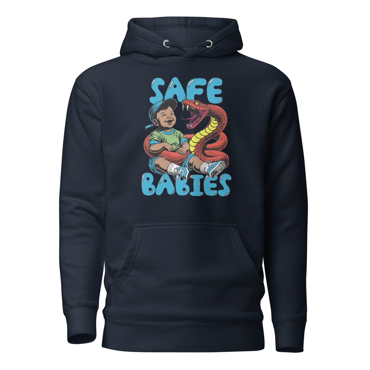 Orange Snake Safe Baby - Premium Hoodie