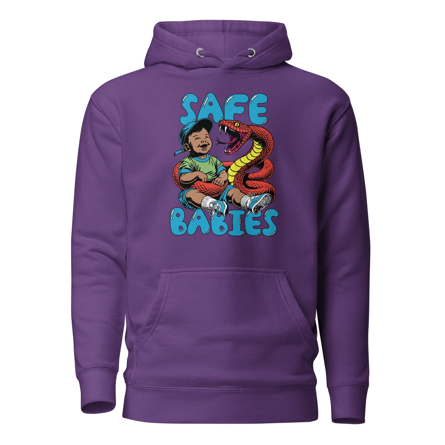 Orange Snake Safe Baby - Premium Hoodie