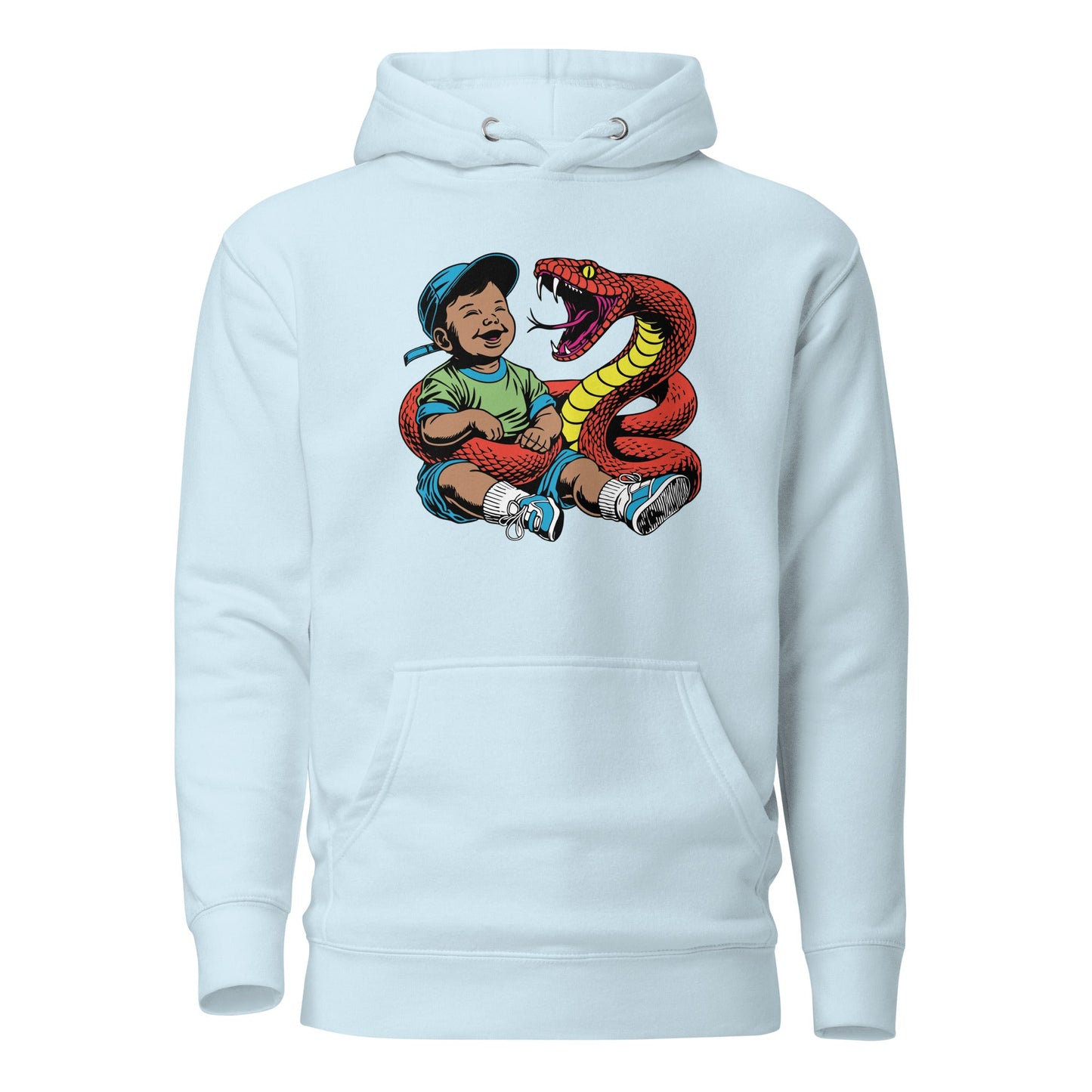 Orange Snake Safe Baby - Premium Hoodie