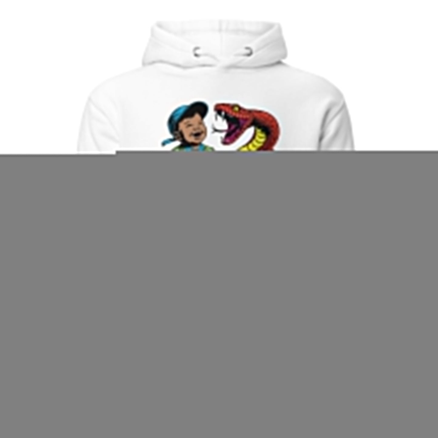 Orange Snake Safe Baby - Premium Hoodie