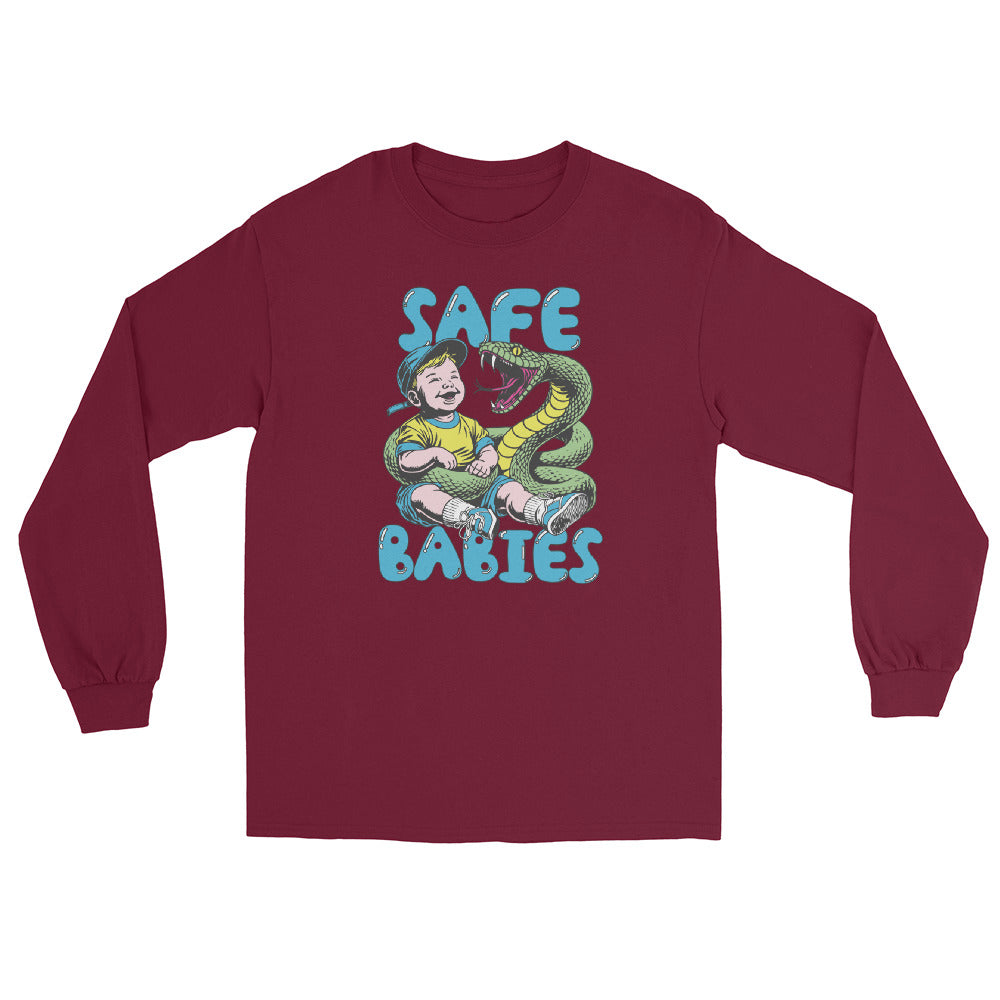 Green Snake Safe Baby - Long Sleeve Shirt