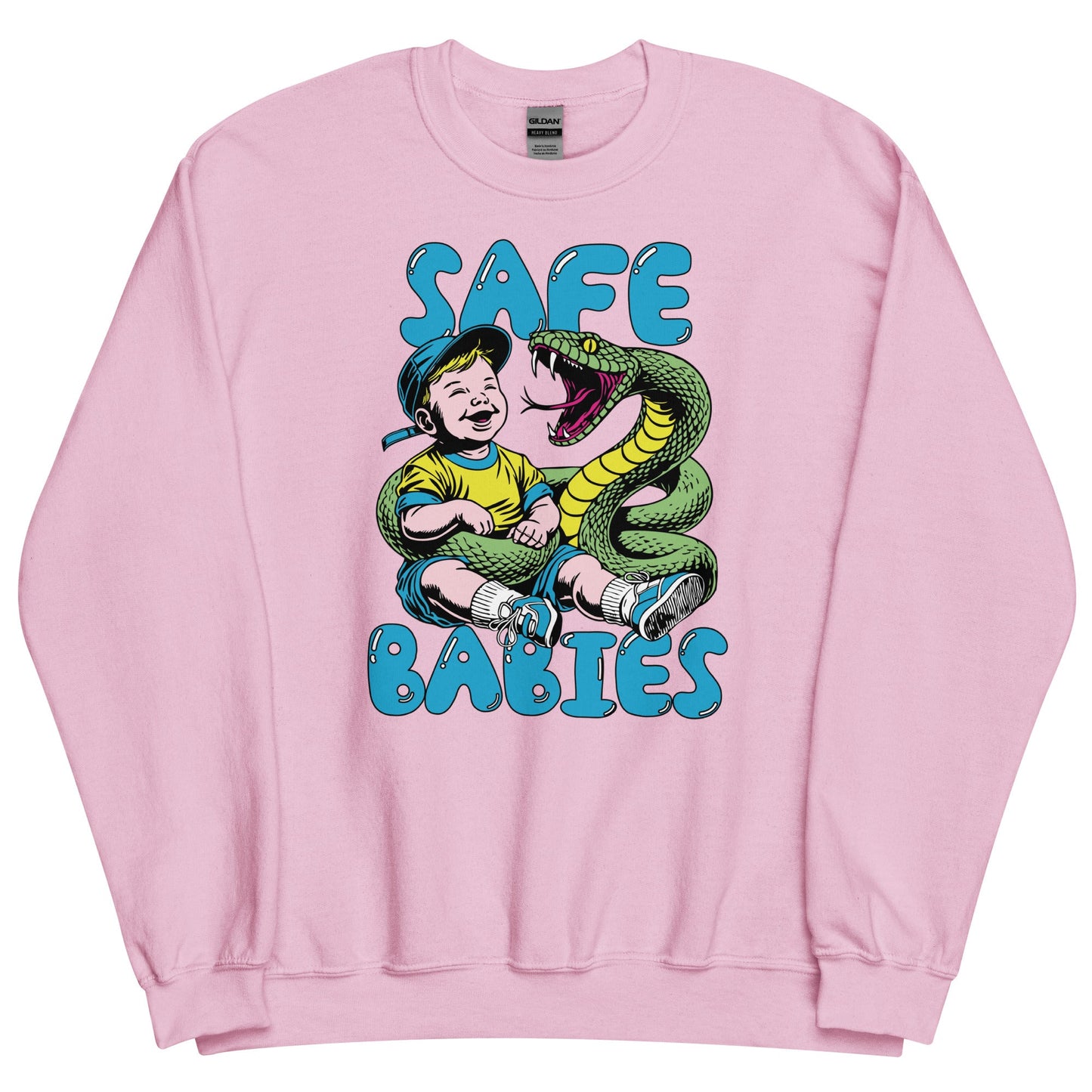 Green Snake Safe Baby - Sweatshirt