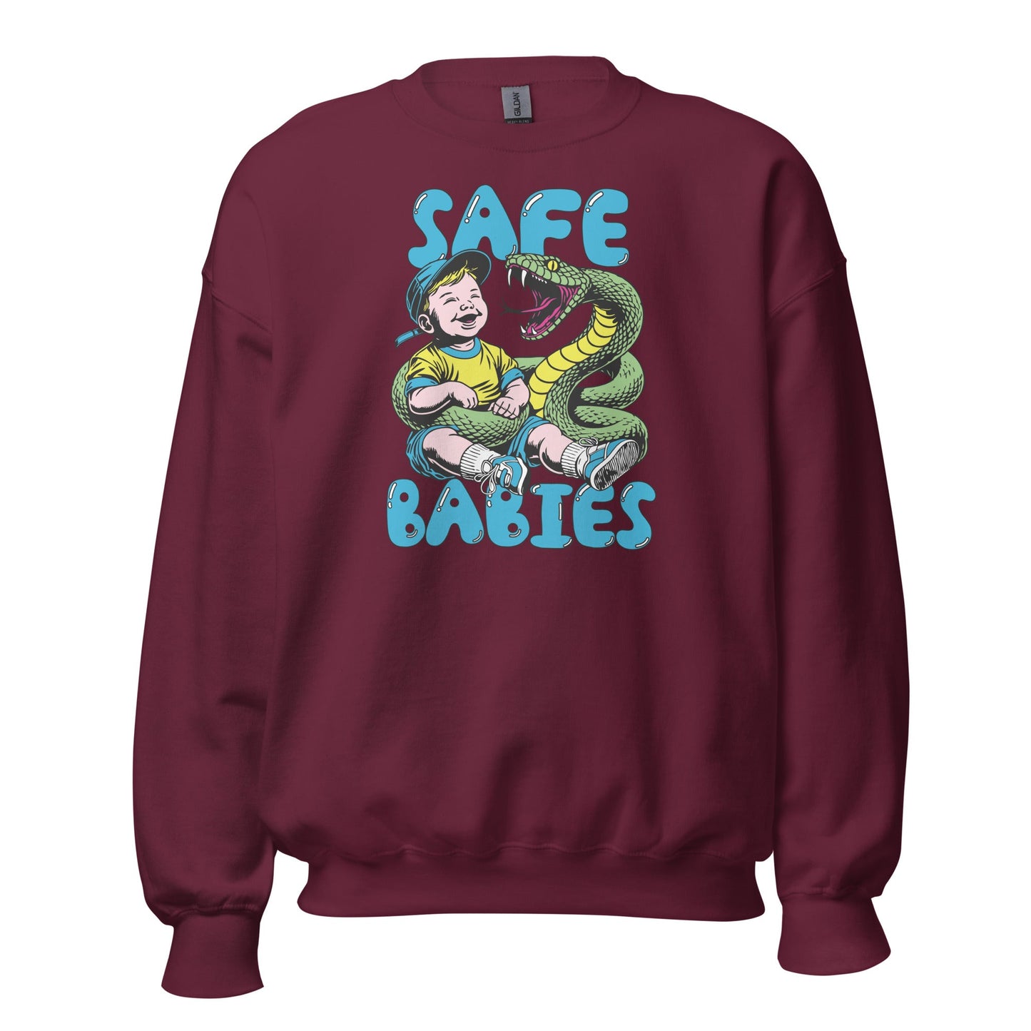 Green Snake Safe Baby - Sweatshirt