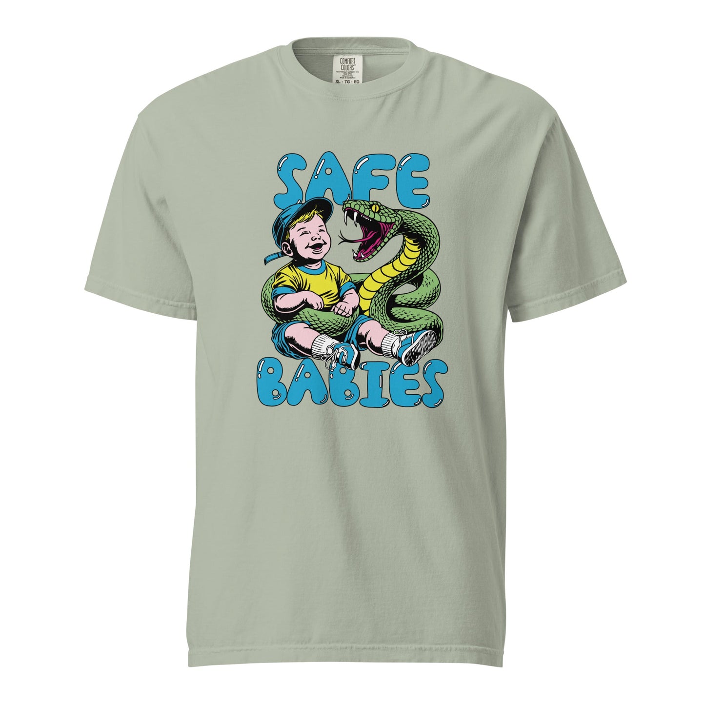 Green Snake Safe Baby - Premium Tee