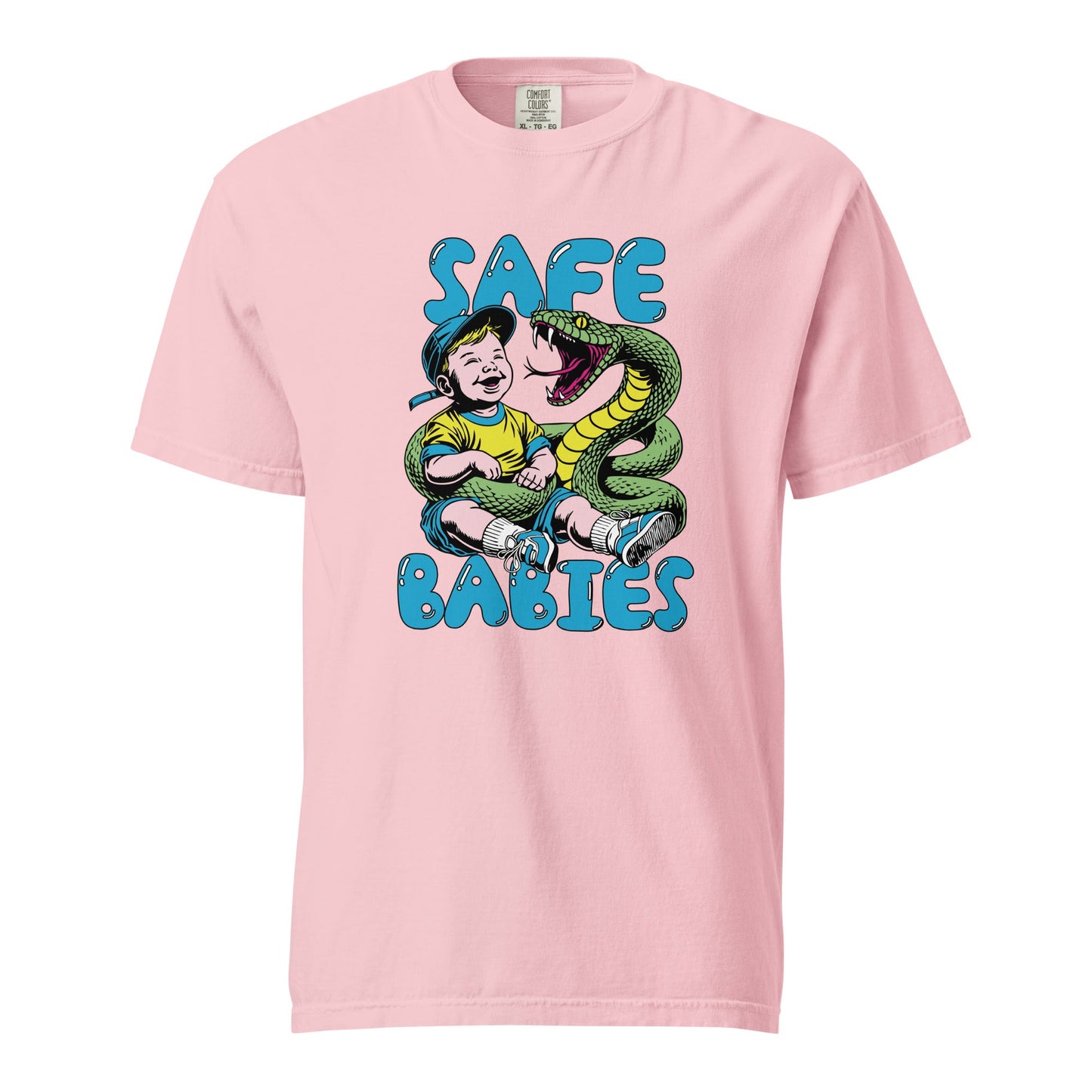 Green Snake Safe Baby - Premium Tee