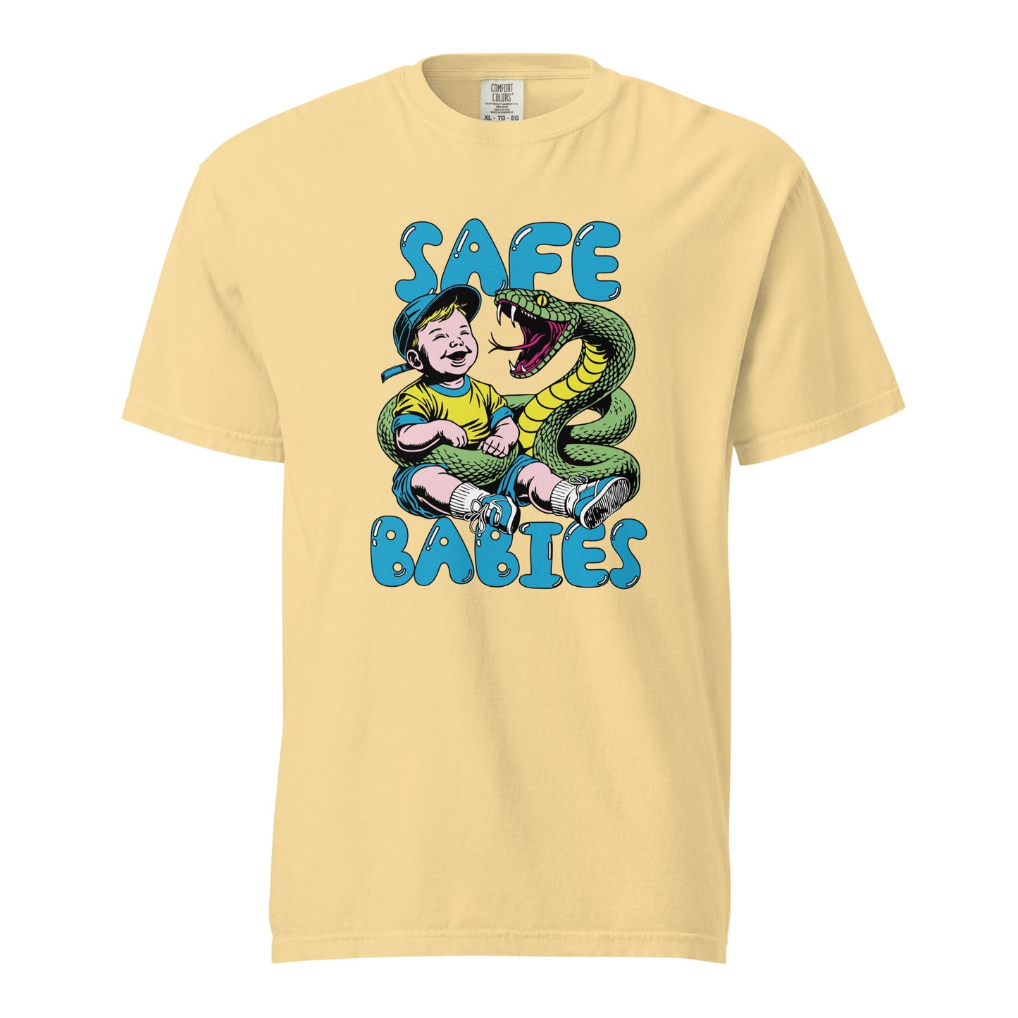 Green Snake Safe Baby - Premium Tee