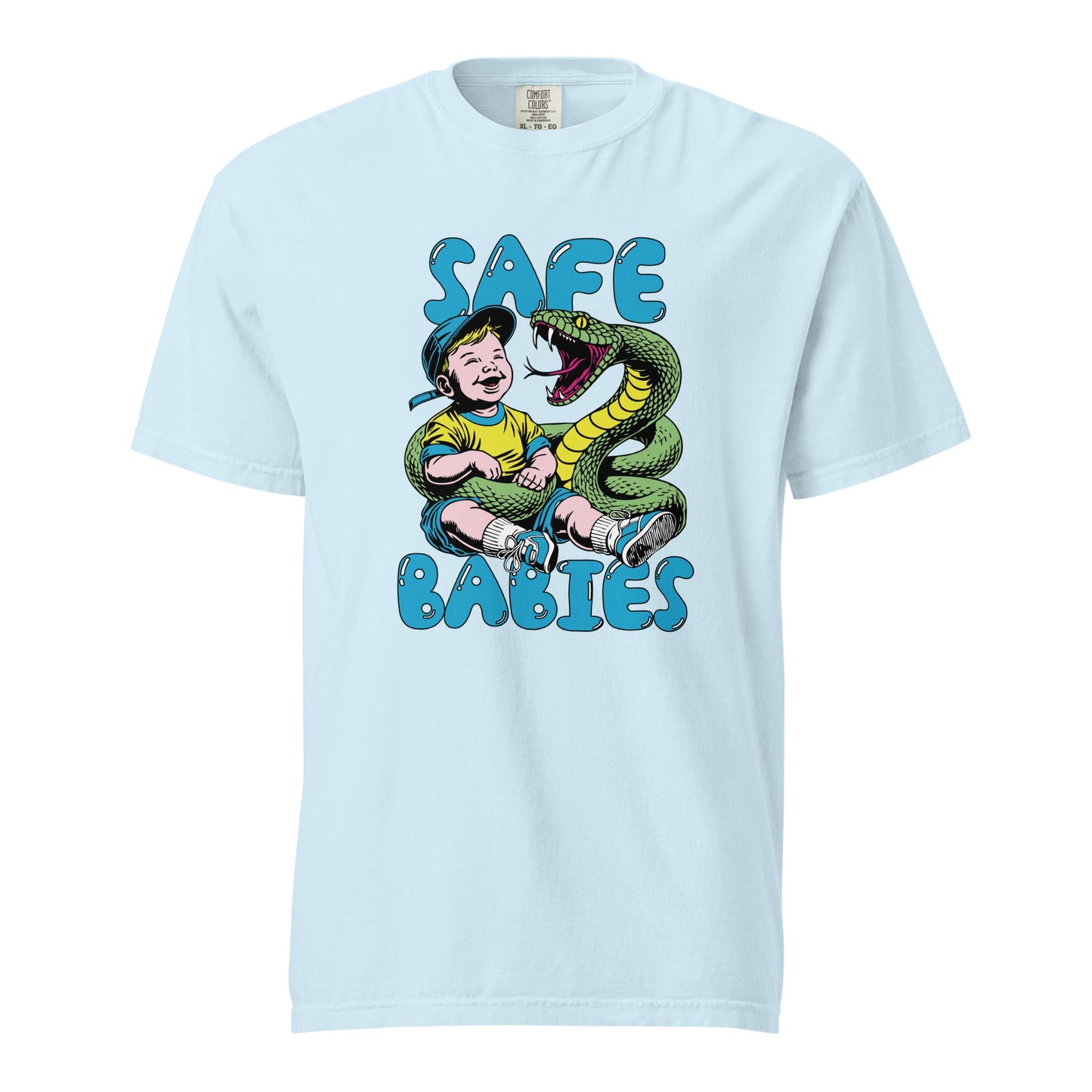 Green Snake Safe Baby - Premium Tee
