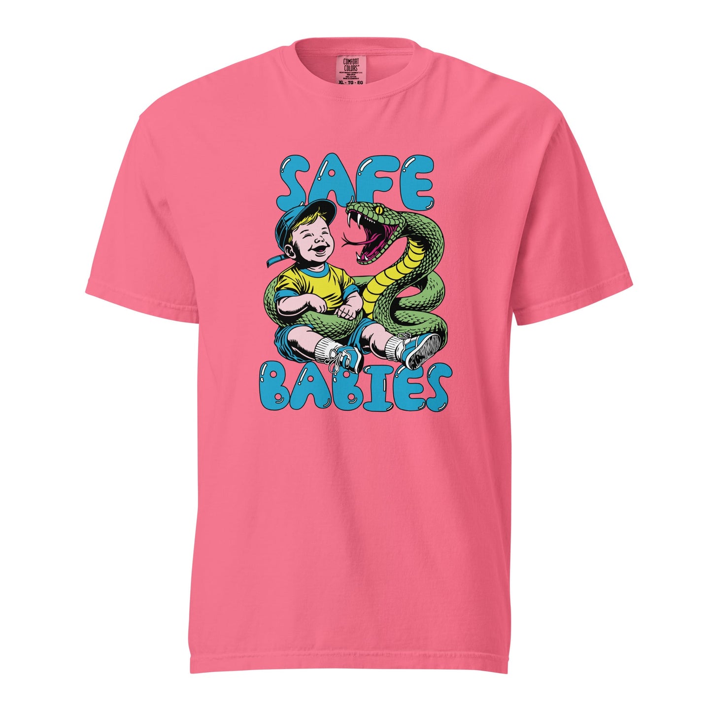 Green Snake Safe Baby - Premium Tee