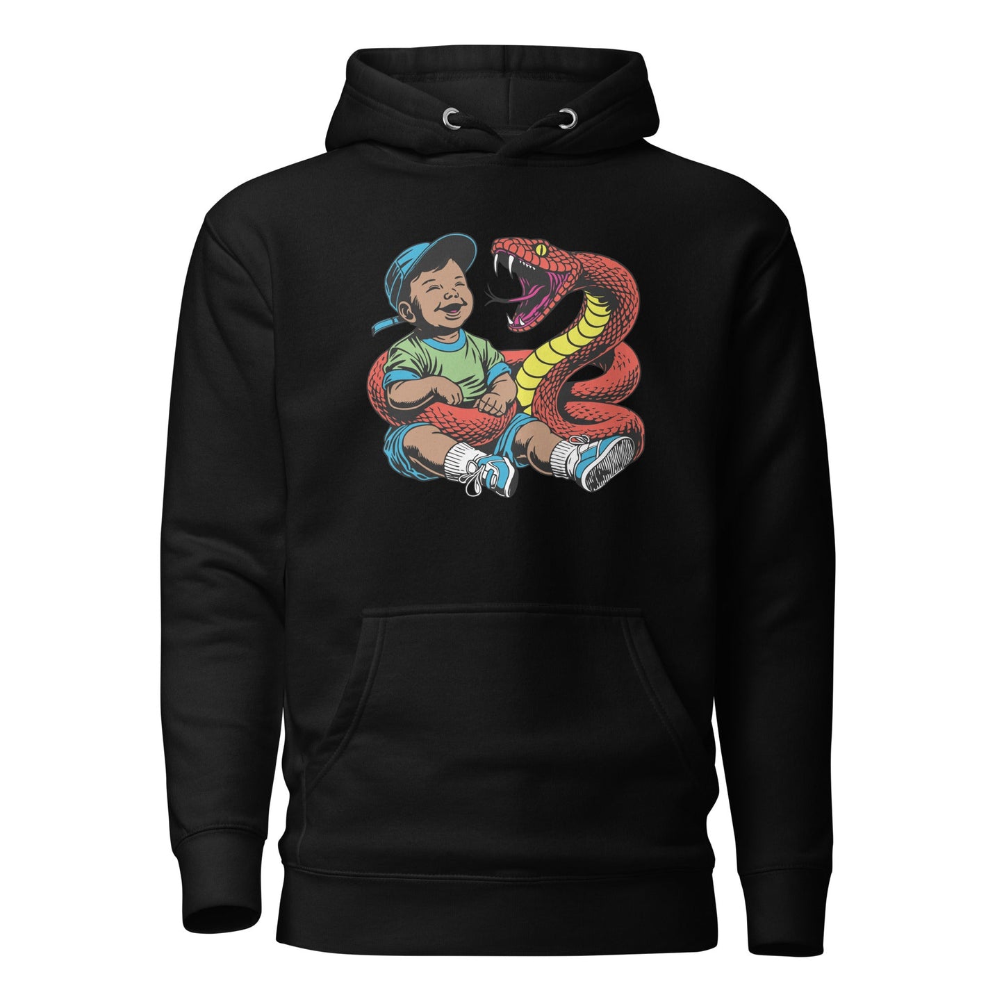 Orange Snake Safe Baby - Premium Hoodie