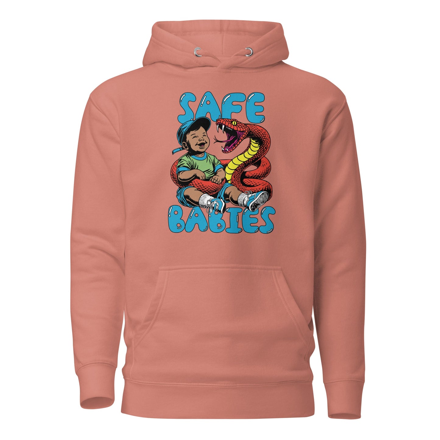 Orange Snake Safe Baby - Premium Hoodie