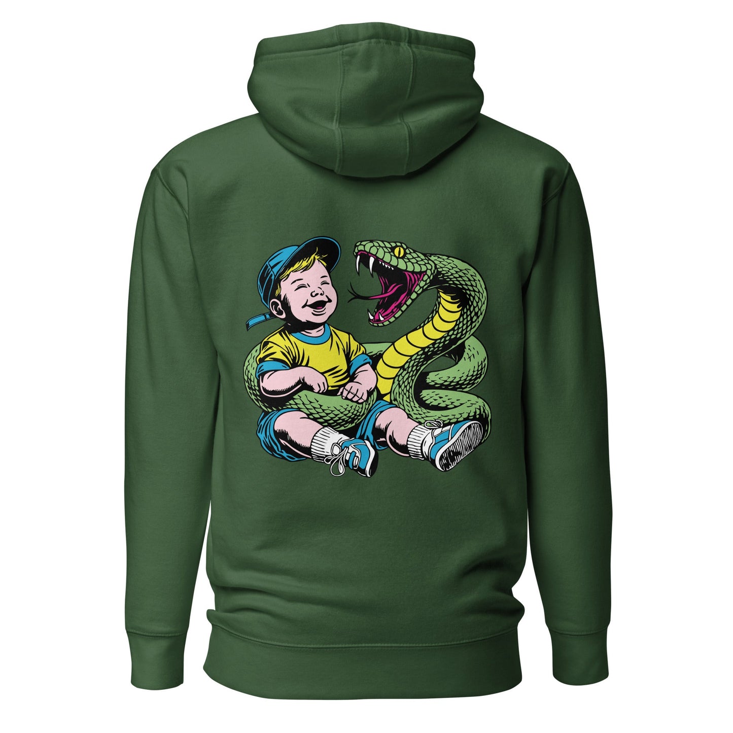 Safe Babies OG Premium Hoodie - Green Snake