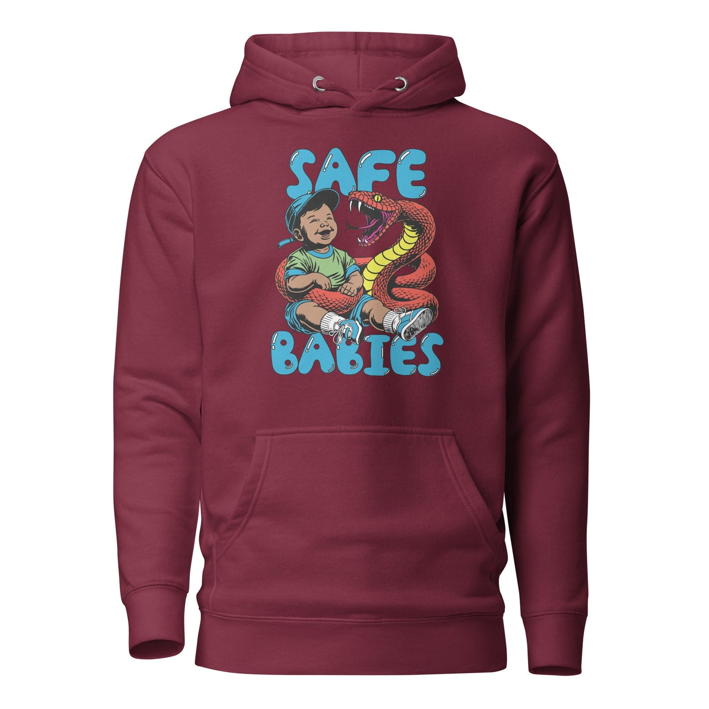 Orange Snake Safe Baby - Premium Hoodie