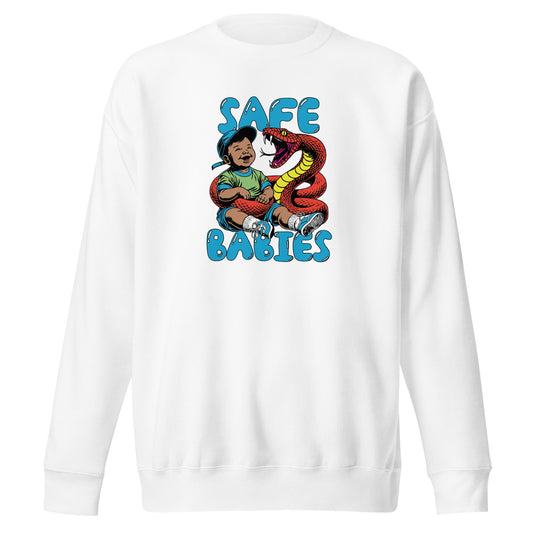 Orange Snake Safe Baby - Premium Sweatshirt